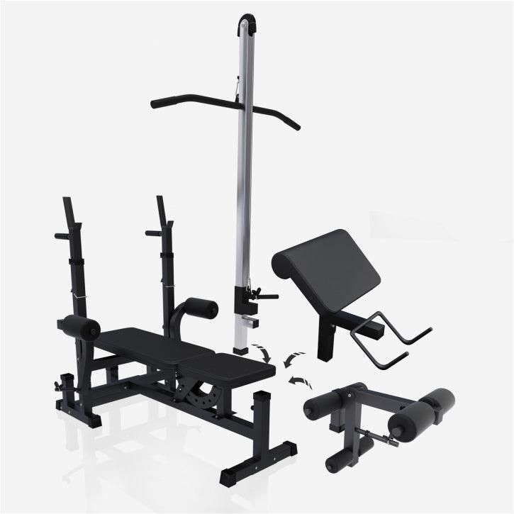 Stations de musculation universelle avec poulie de traction - Gorilla Sports France