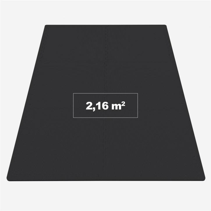 Set de dalles de protection du sol 6 pièces + embouts - Gorilla Sports France