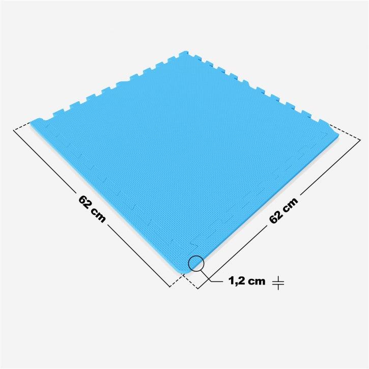 Set de dalles de protection du sol 6 pièces + embouts - Gorilla Sports France