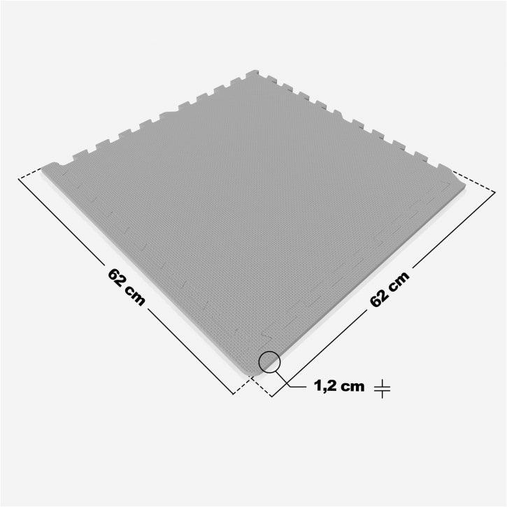Set de dalles de protection du sol 6 pièces + embouts - Gorilla Sports France