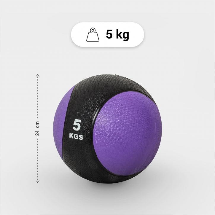 Médecine ball en caoutchouc - Gorilla Sports France
