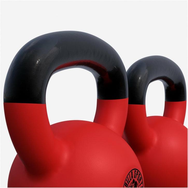 Kettlebell en fonte avec revêtement en vinyle - Gorilla Sports France