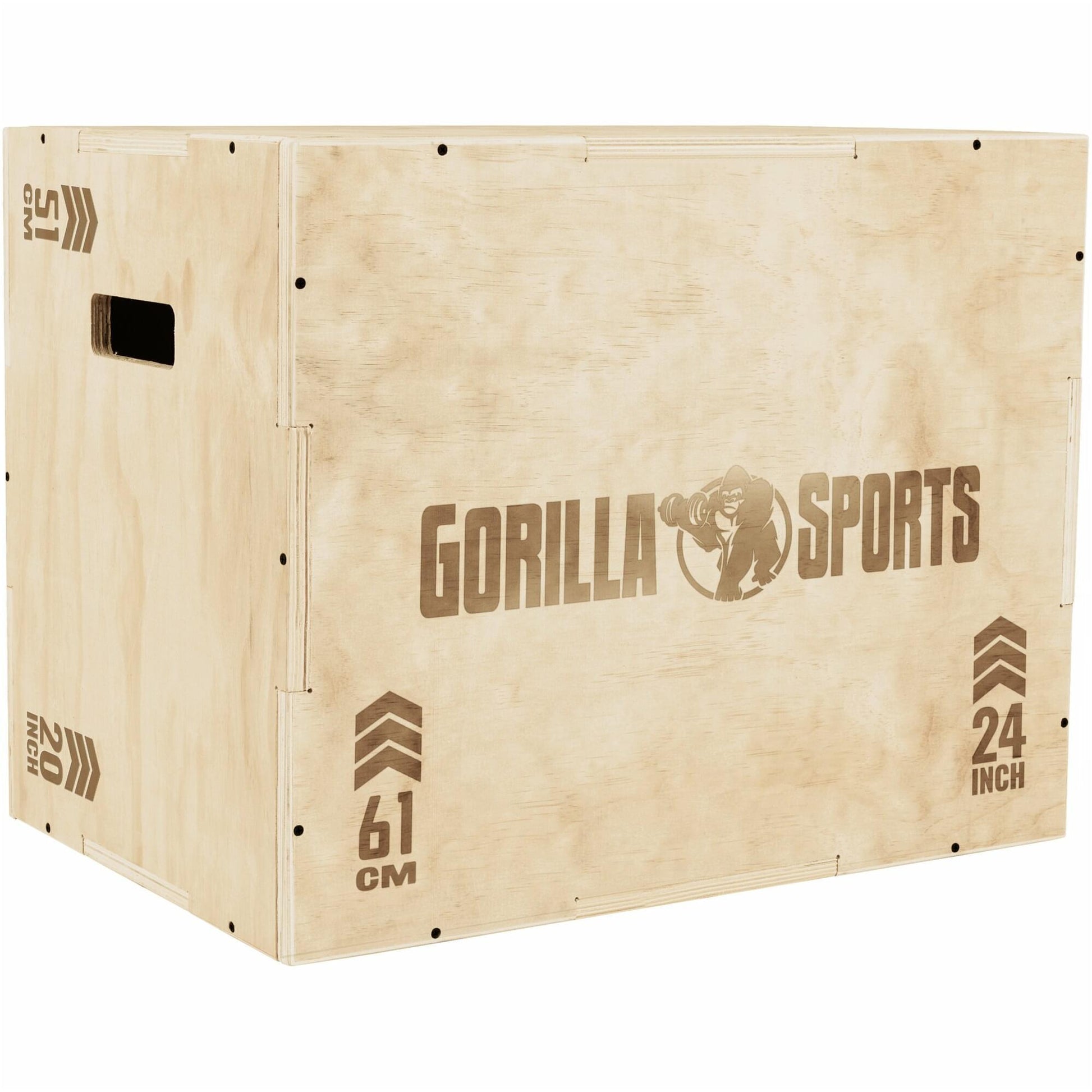 Plyo Box - Boîte à sauter en bois - Gorilla Sports France