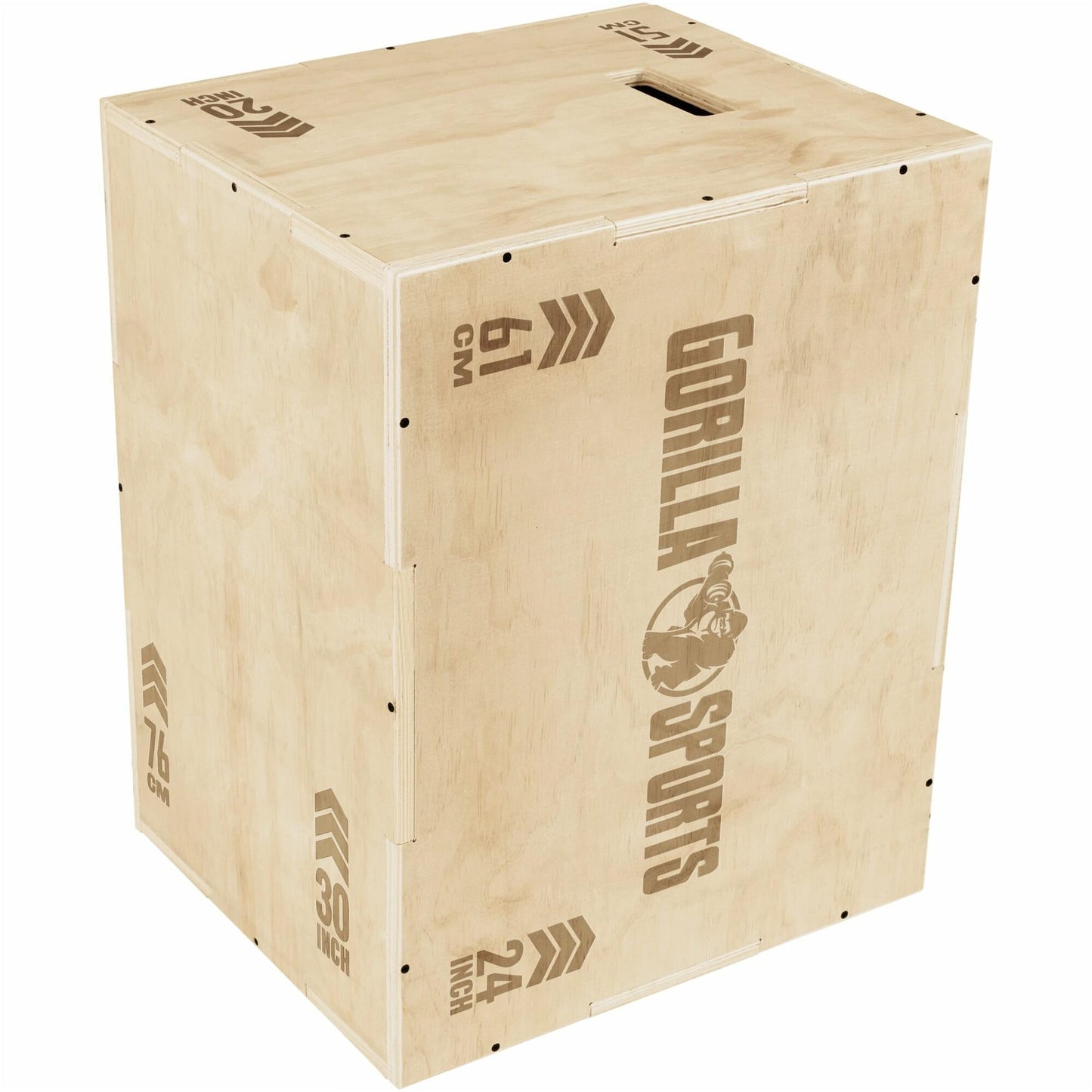 Plyo Box - Boîte à sauter en bois - Gorilla Sports France