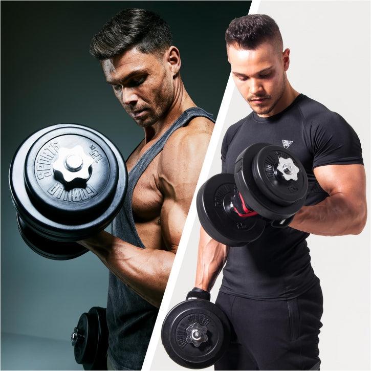 Stop-disques en étoile pour barres d'haltères 30/31 mm - Ensemble de 2 - Gorilla Sports France