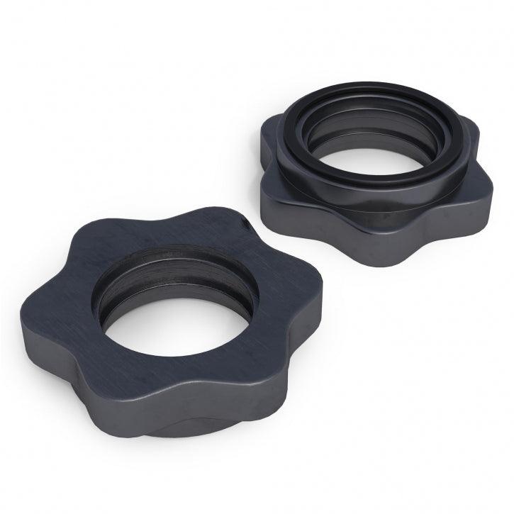 Stop-disques en étoile pour barres d'haltères 30/31 mm - Ensemble de 2 - Gorilla Sports France