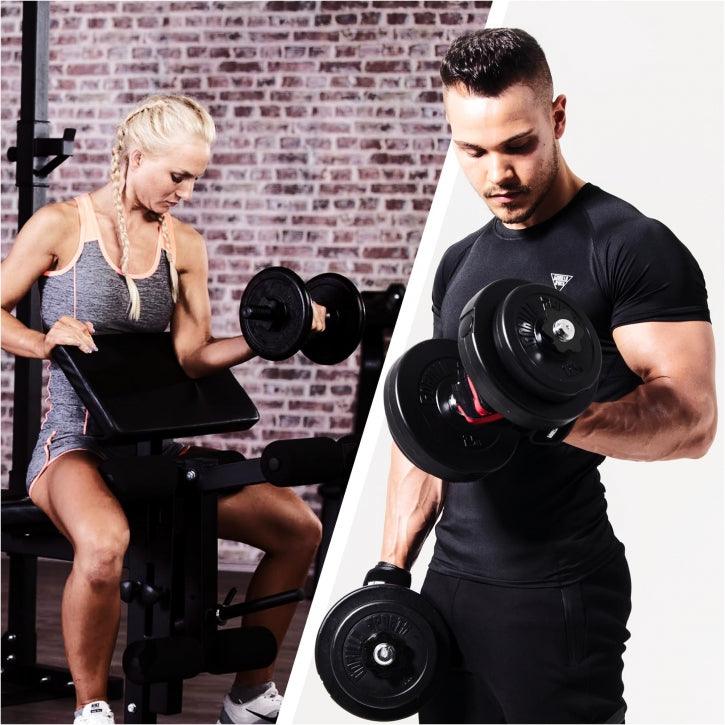 Stop-disques en étoile pour barres d'haltères 30/31 mm - Ensemble de 2 - Gorilla Sports France