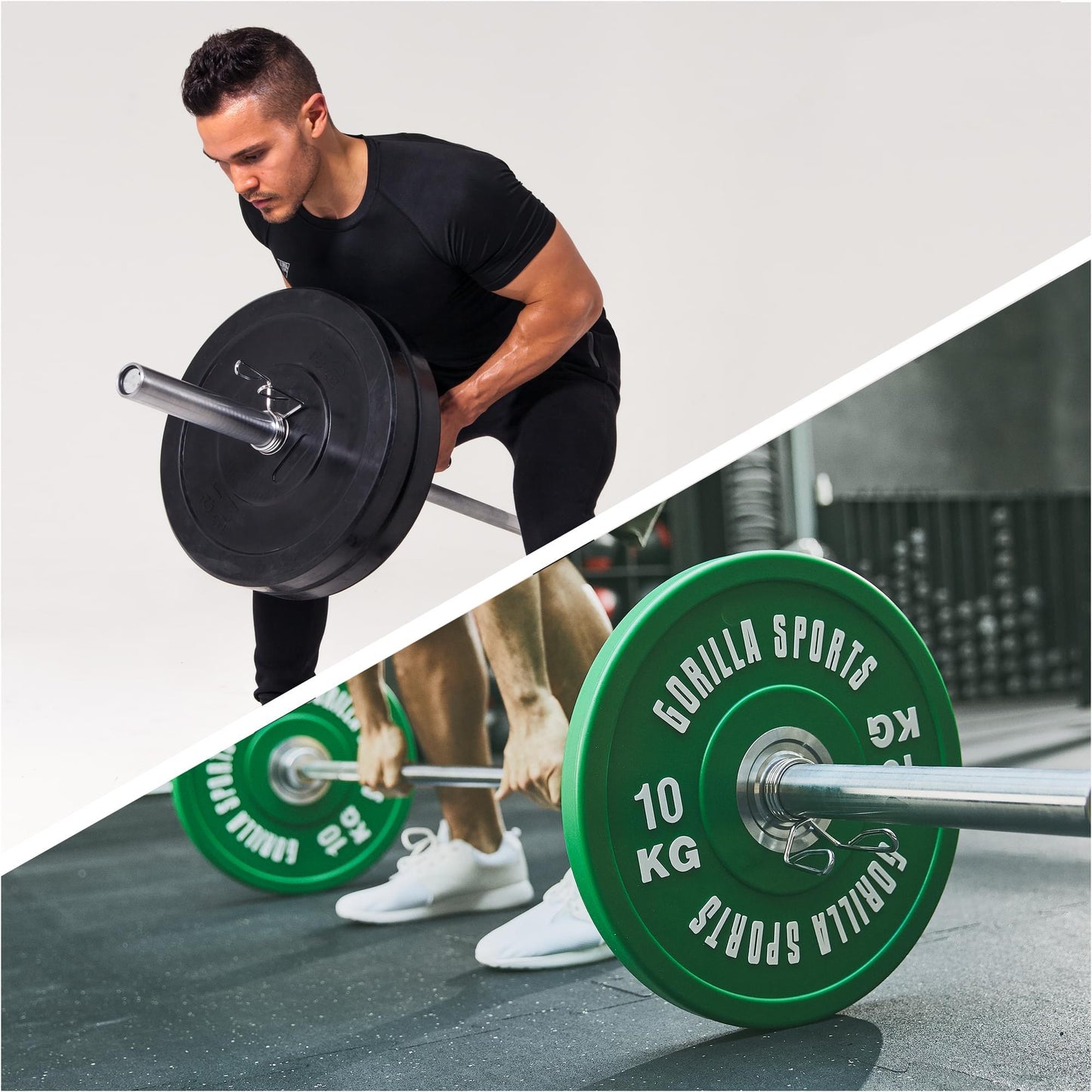Stop-disques à ressort chromés, 51mm - Gorilla Sports France