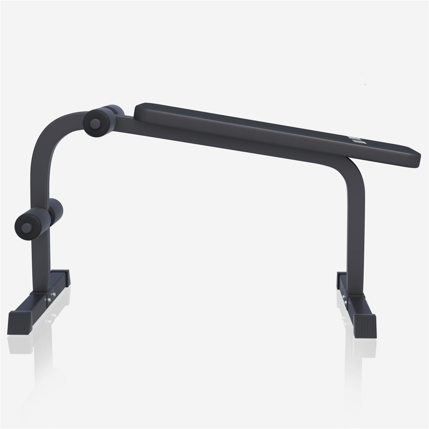 Banc pour abdominaux Blanc/Noir