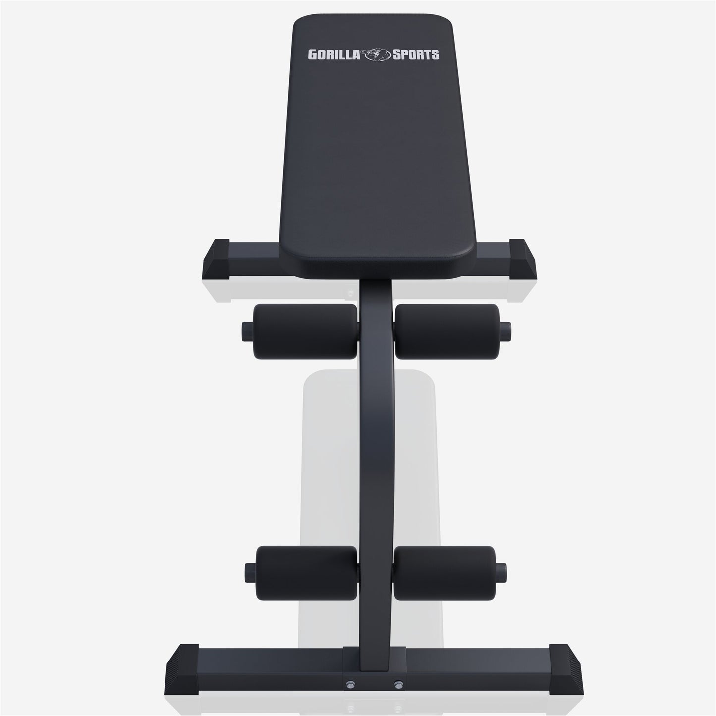 Banc pour abdominaux Blanc/Noir
