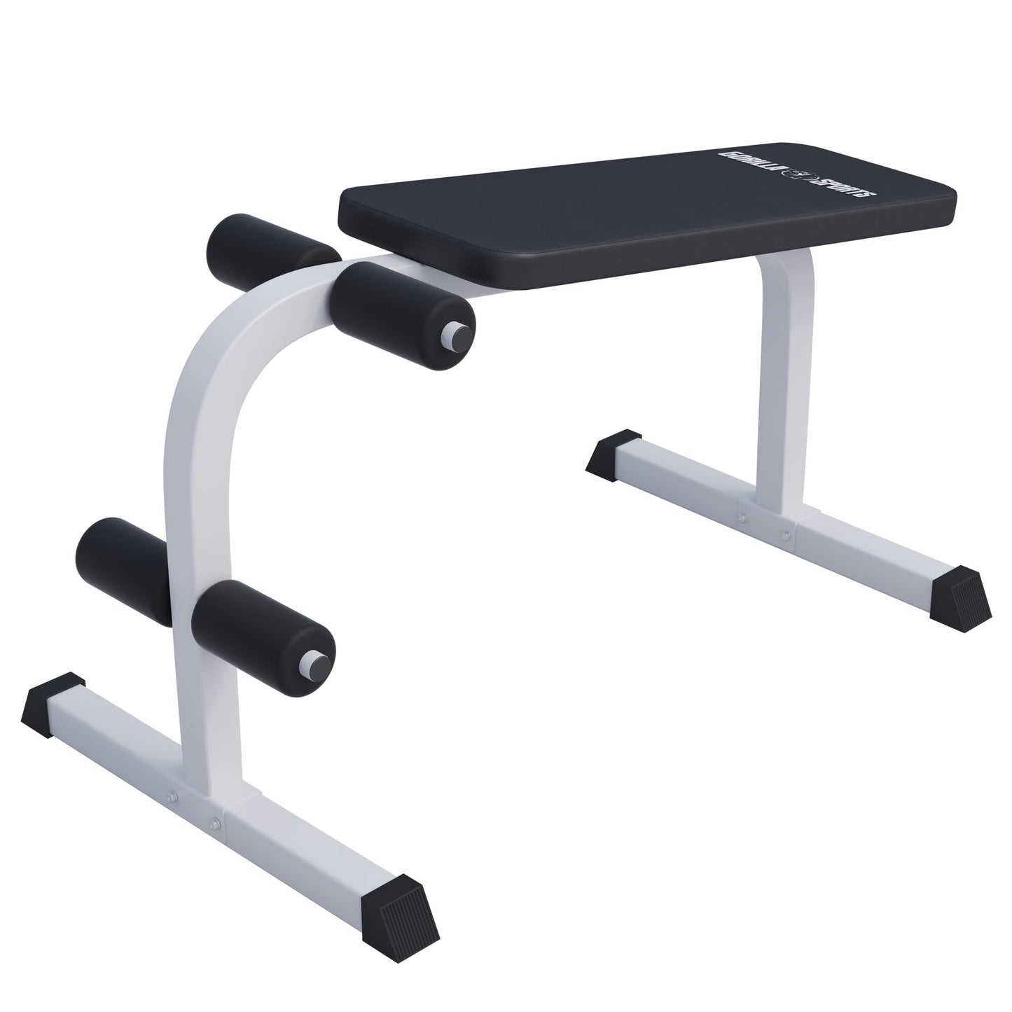 Banc pour abdominaux Blanc/Noir