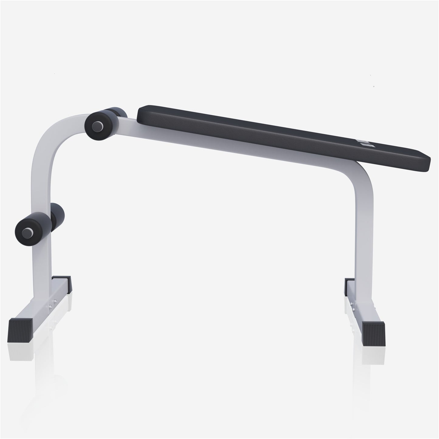 Banc pour abdominaux Blanc/Noir