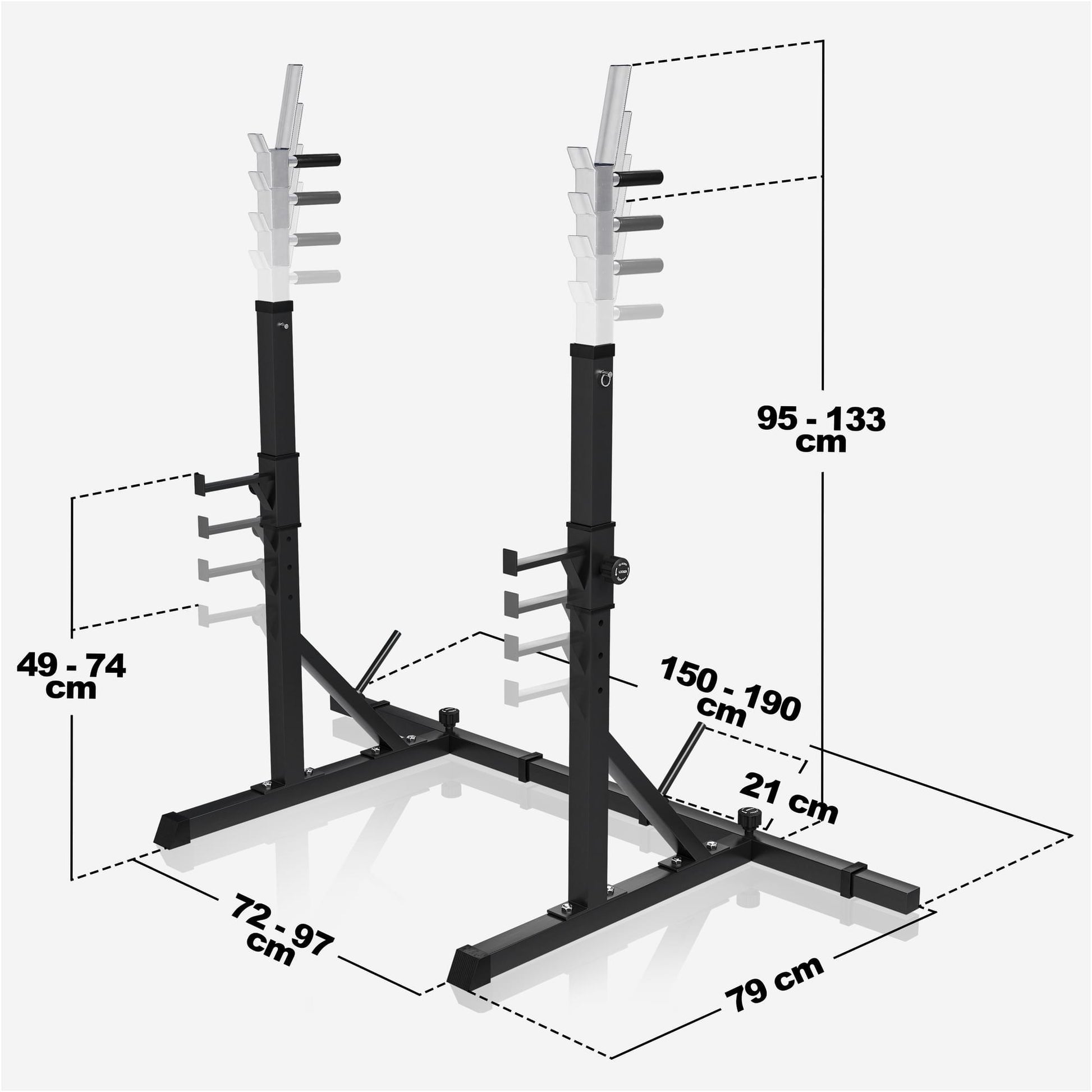Multi rack réglable en hauteur et largeur - Gorilla Sports France