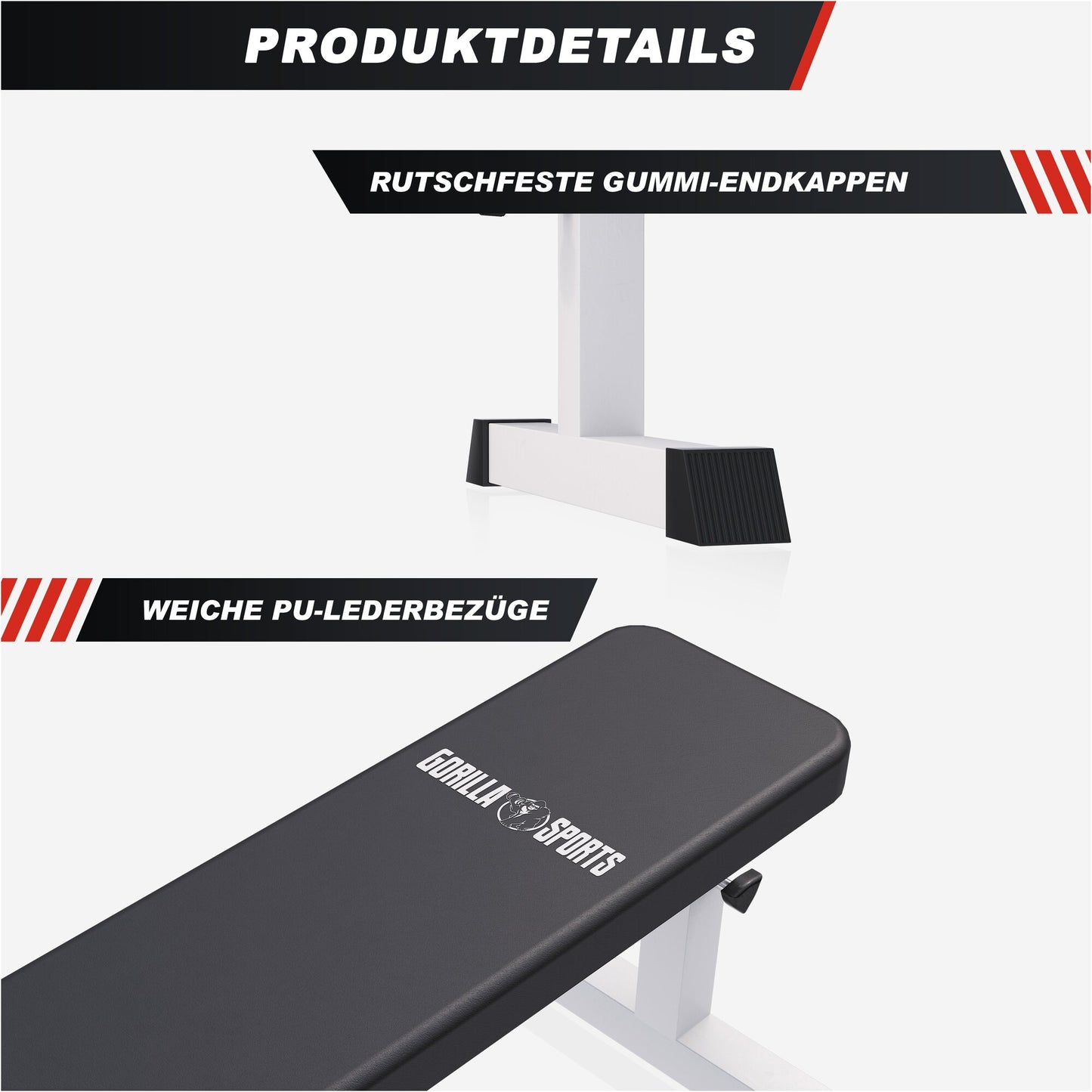 Banc plat ajustable