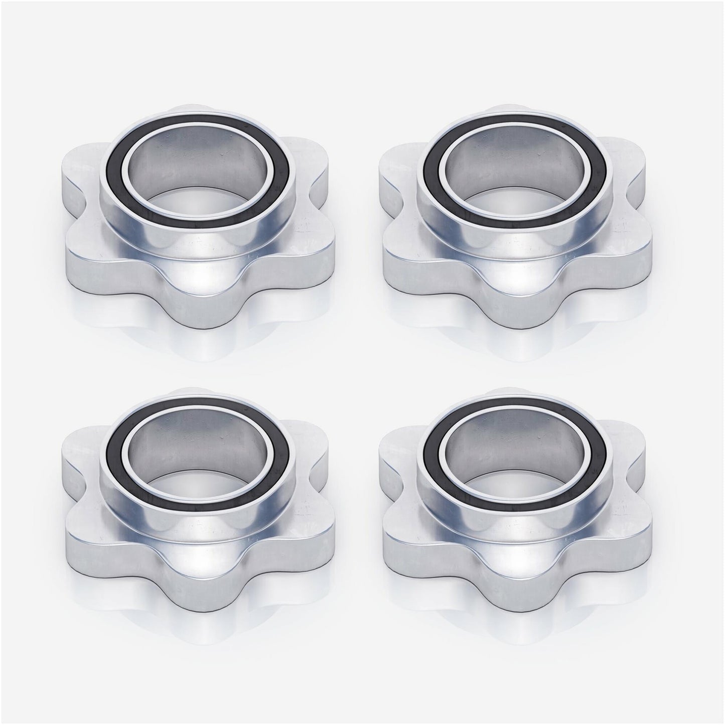 Set d'haltères courts de 42 cm avec Stop-disques en étoile - Gorilla Sports France