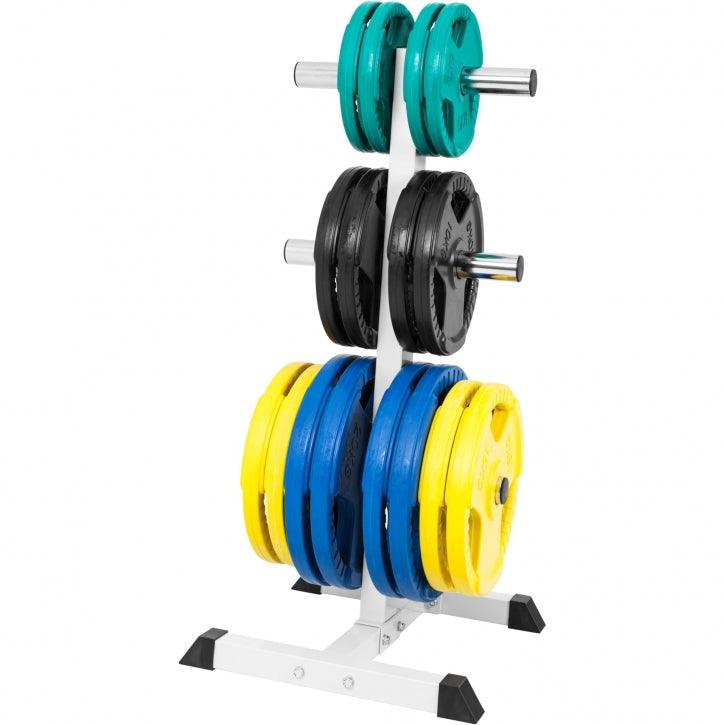 Rack de rangement pour disques olympiques sur 3 niveaux 50/51mm - Gorilla Sports France