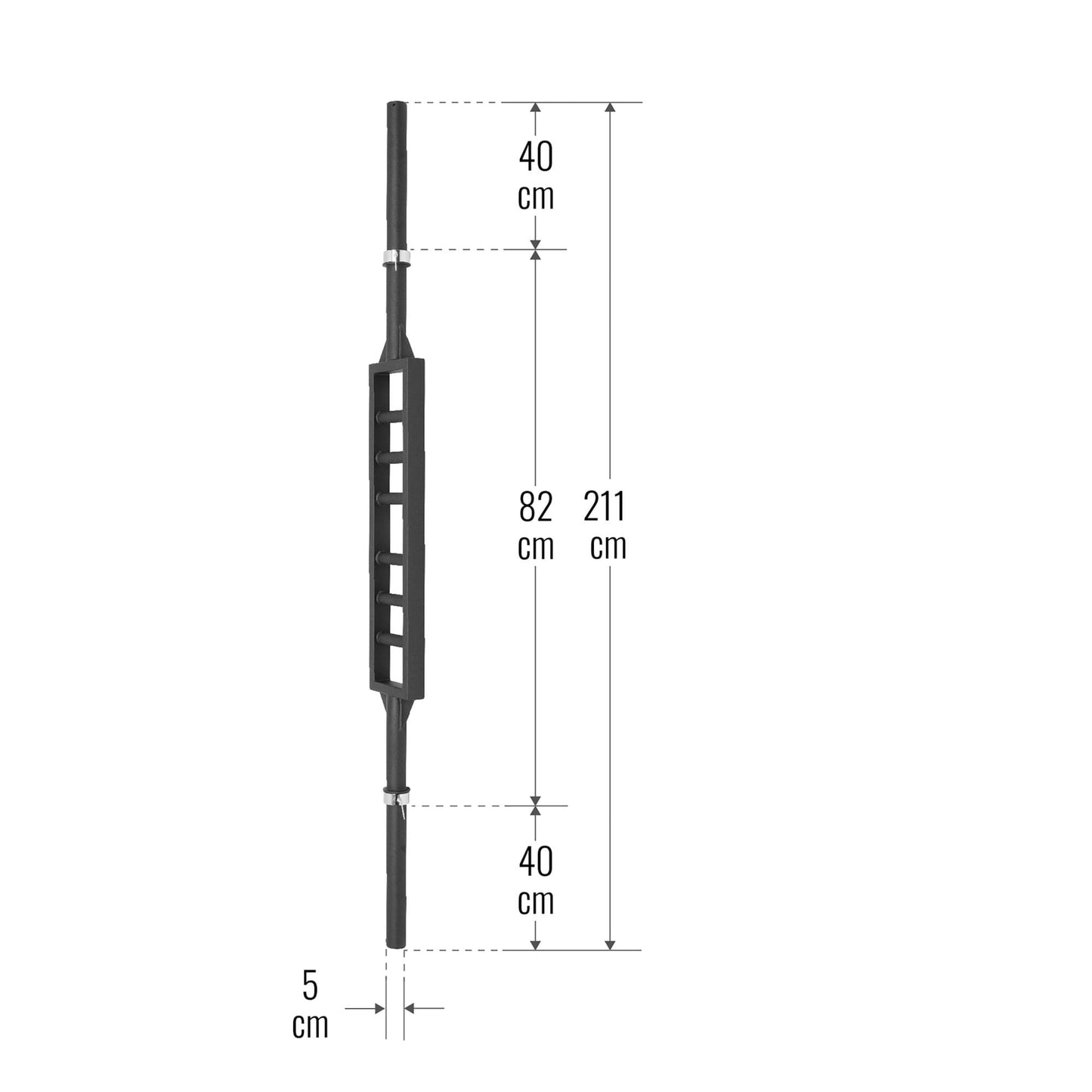 Swiss Bar, 50/51 mm - Gorilla Sports France
