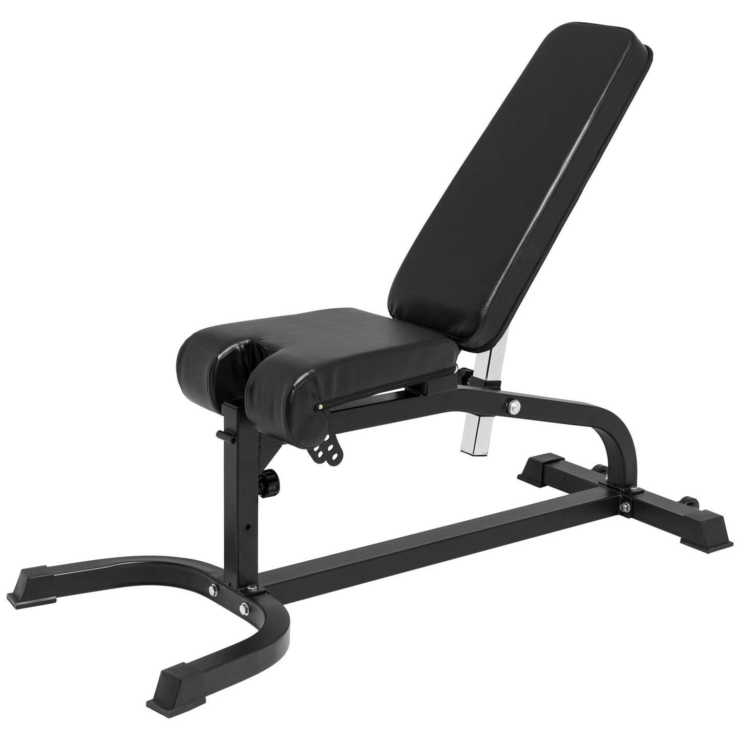 Banc inclinable réglable avec extension de jambe et pupitre à biceps