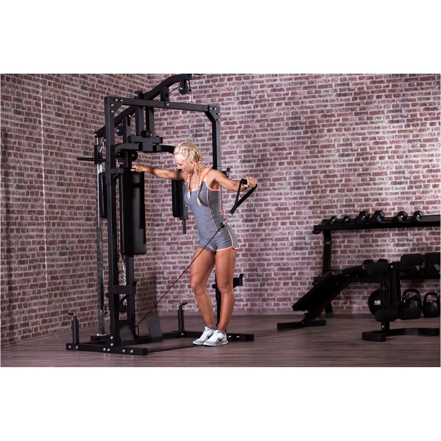 Paire de poignées rembourrées pour câble de traction - Gorilla Sports France