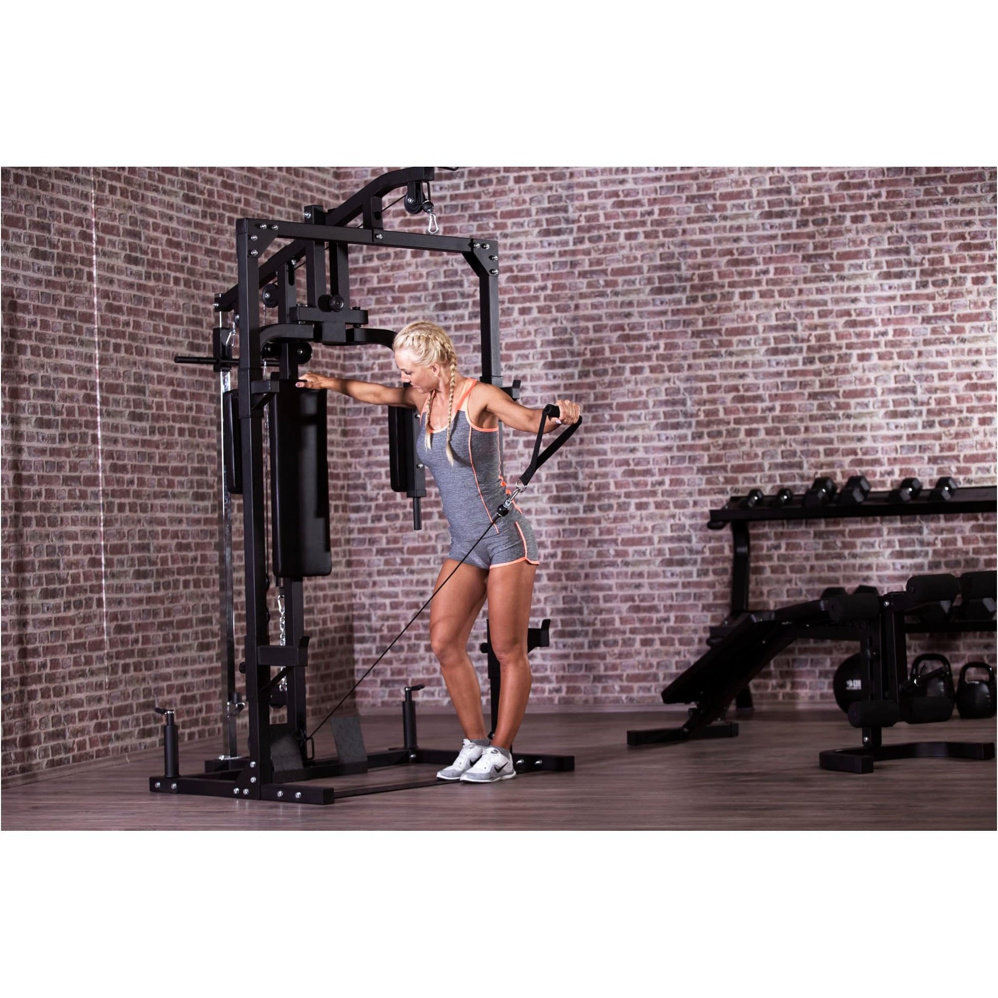 Paire de poignées rembourrées pour câble de traction - Gorilla Sports France