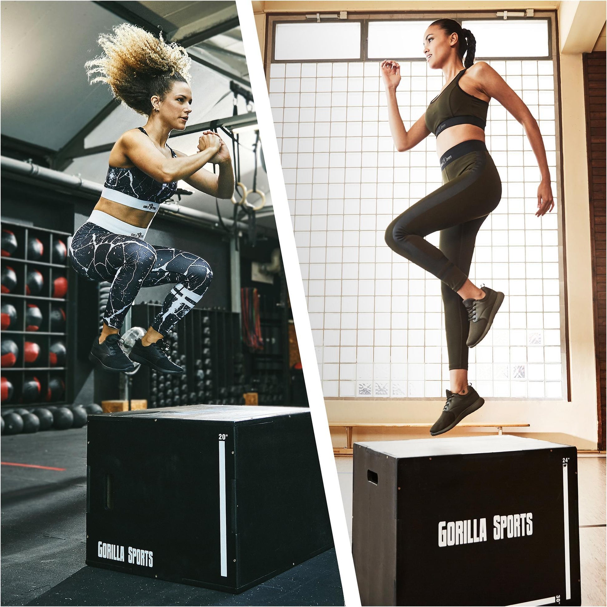Plyobox noire en bois 3 en 1 - Gorilla Sports France