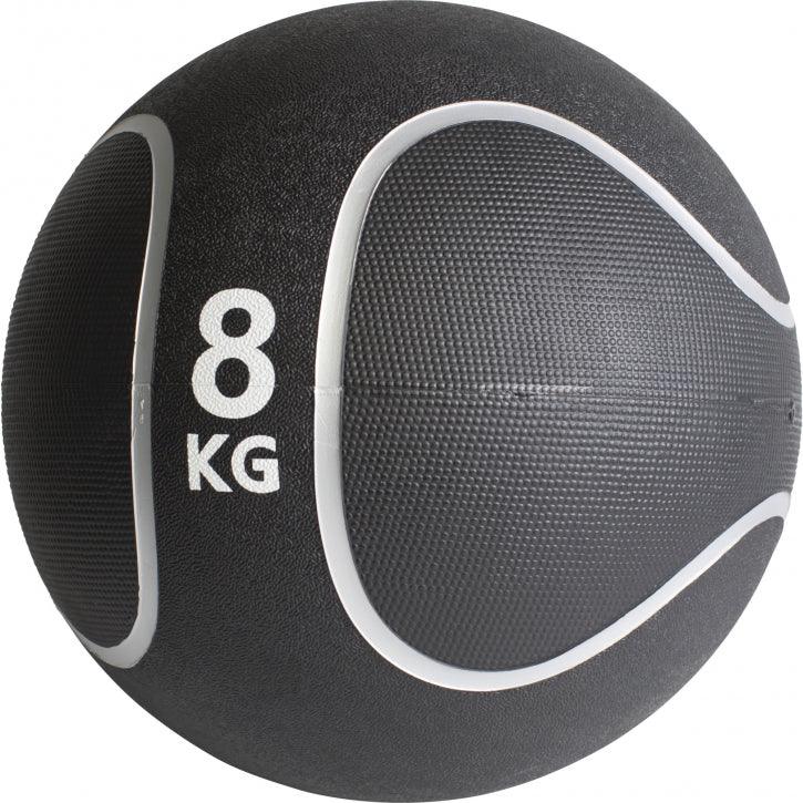 Médecine-ball noir/gris - Gorilla Sports France