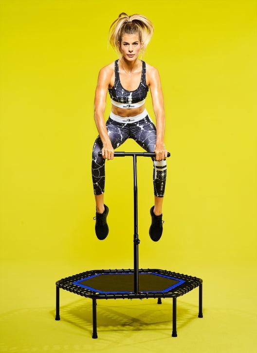 Trampoline pour fitness avec guidon - Gorilla Sports France