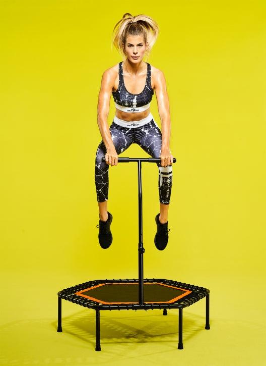 Trampoline pour fitness avec guidon - Gorilla Sports France