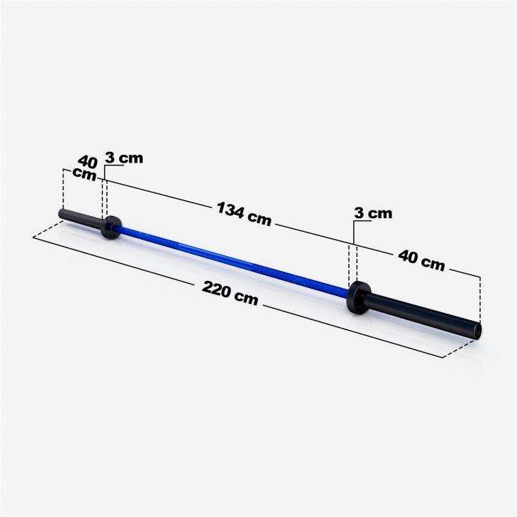 Barre olympique 50/51 mm - Gorilla Sports France
