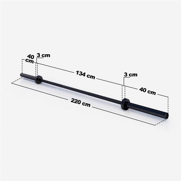 Barre olympique 50/51 mm - Gorilla Sports France