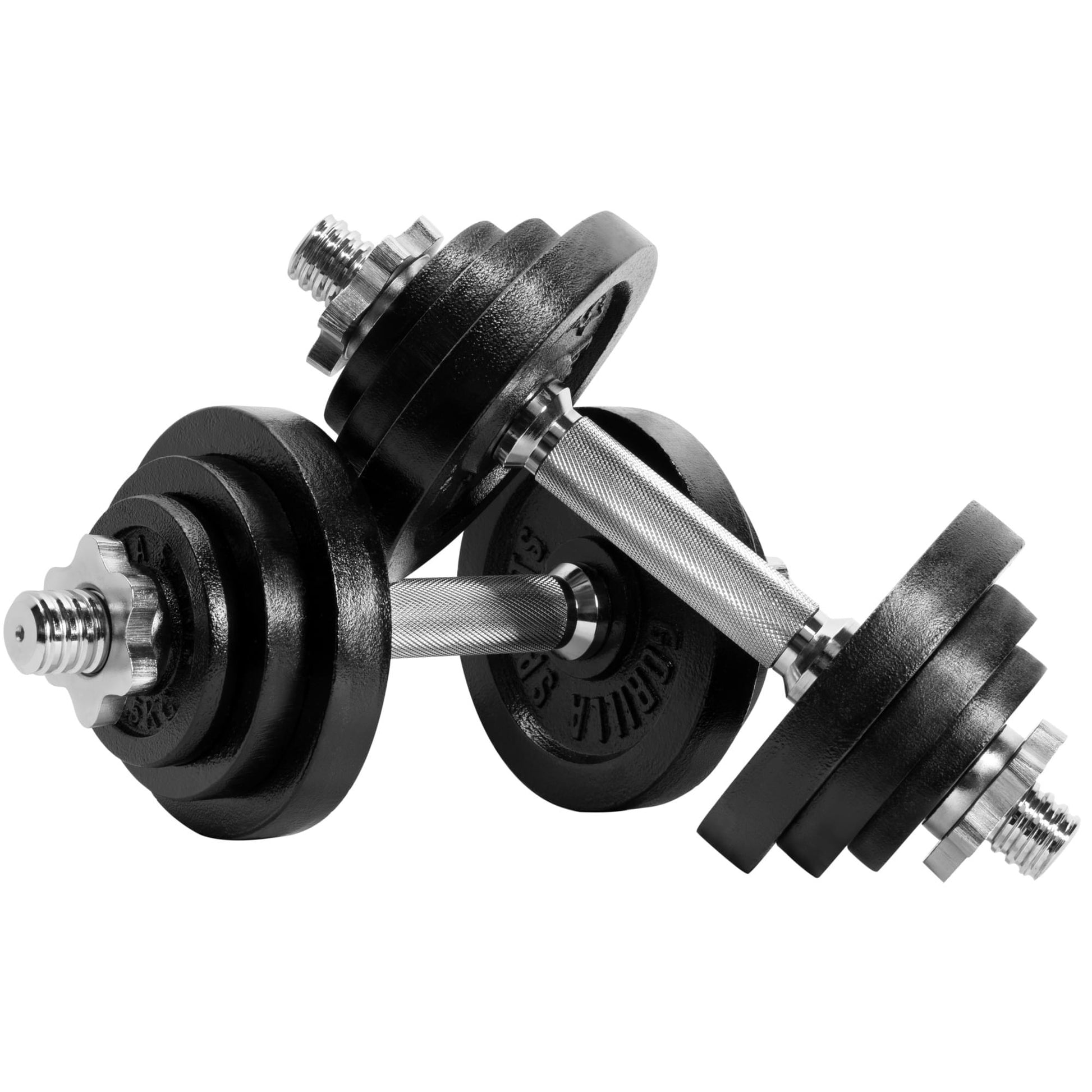 Set d'haltères modulable 2 en 1 de 22 kg - Gorilla Sports France