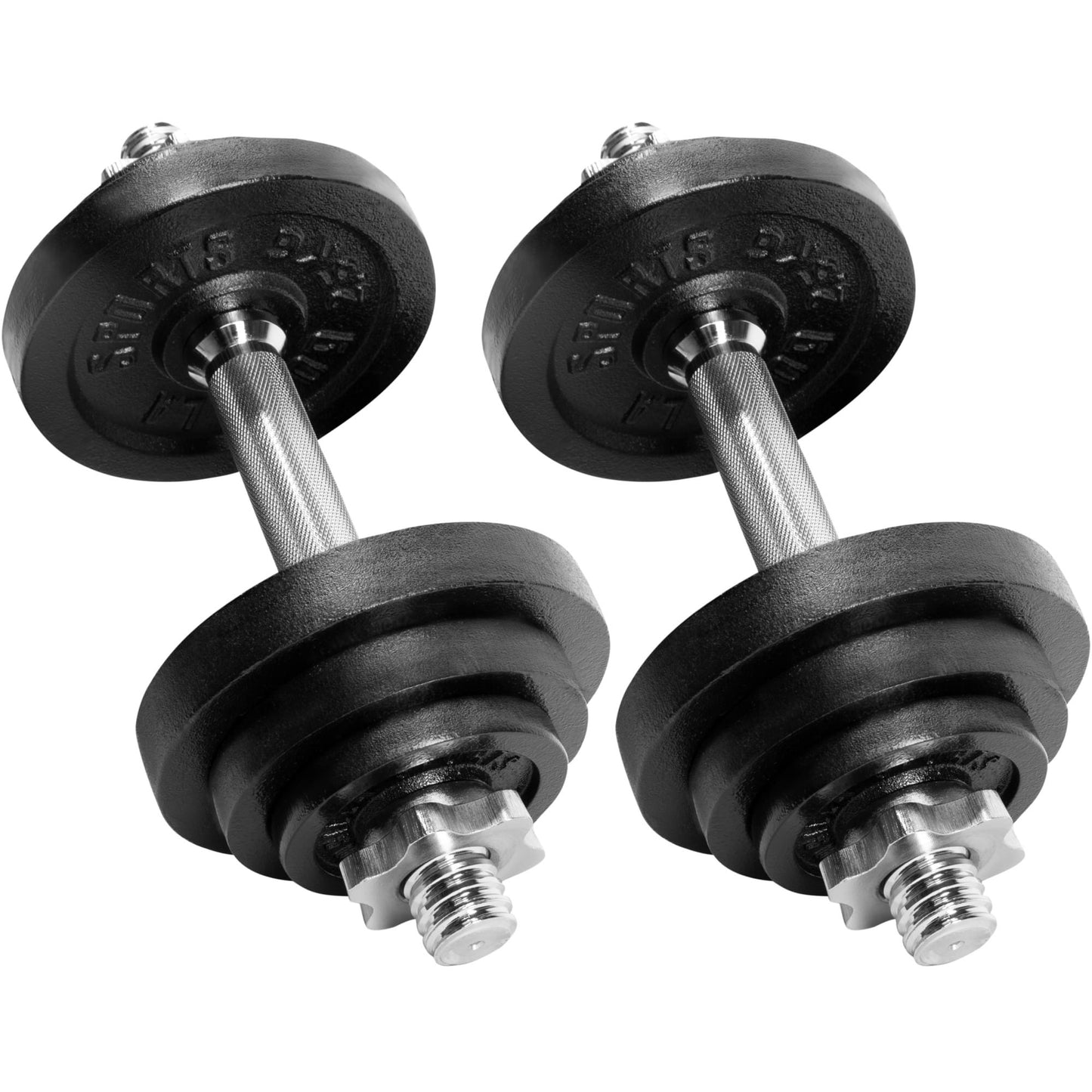 Set d'haltères modulable 2 en 1 de 22 kg - Gorilla Sports France
