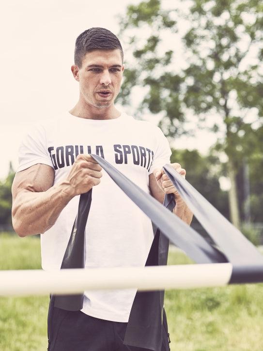 Bande élastique de fitness en latex - Gorilla Sports France