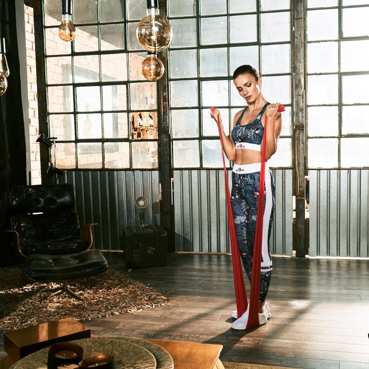 Bande élastique de fitness en latex - Gorilla Sports France