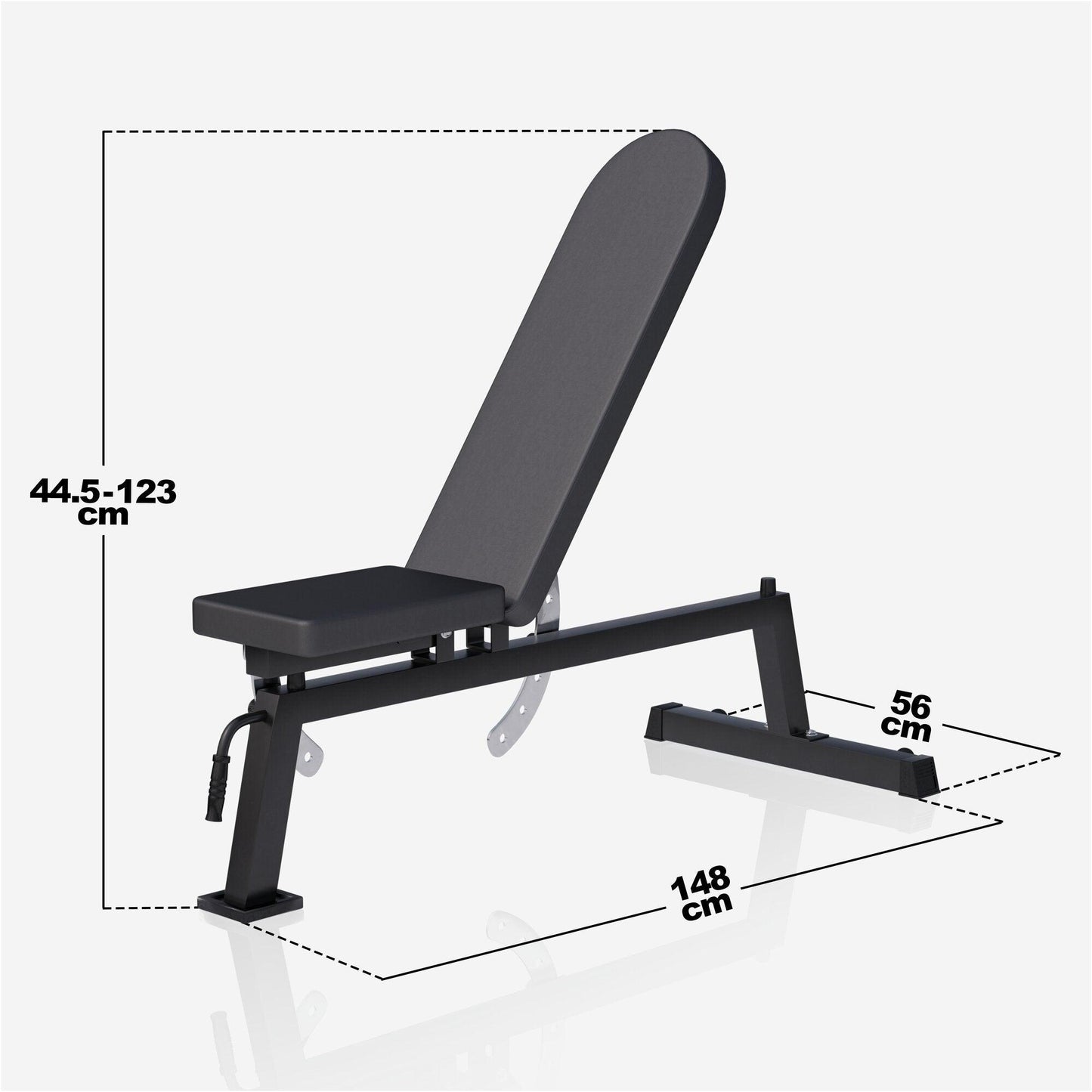Banc de musculation professionnel ajustable - Gorilla Sports France