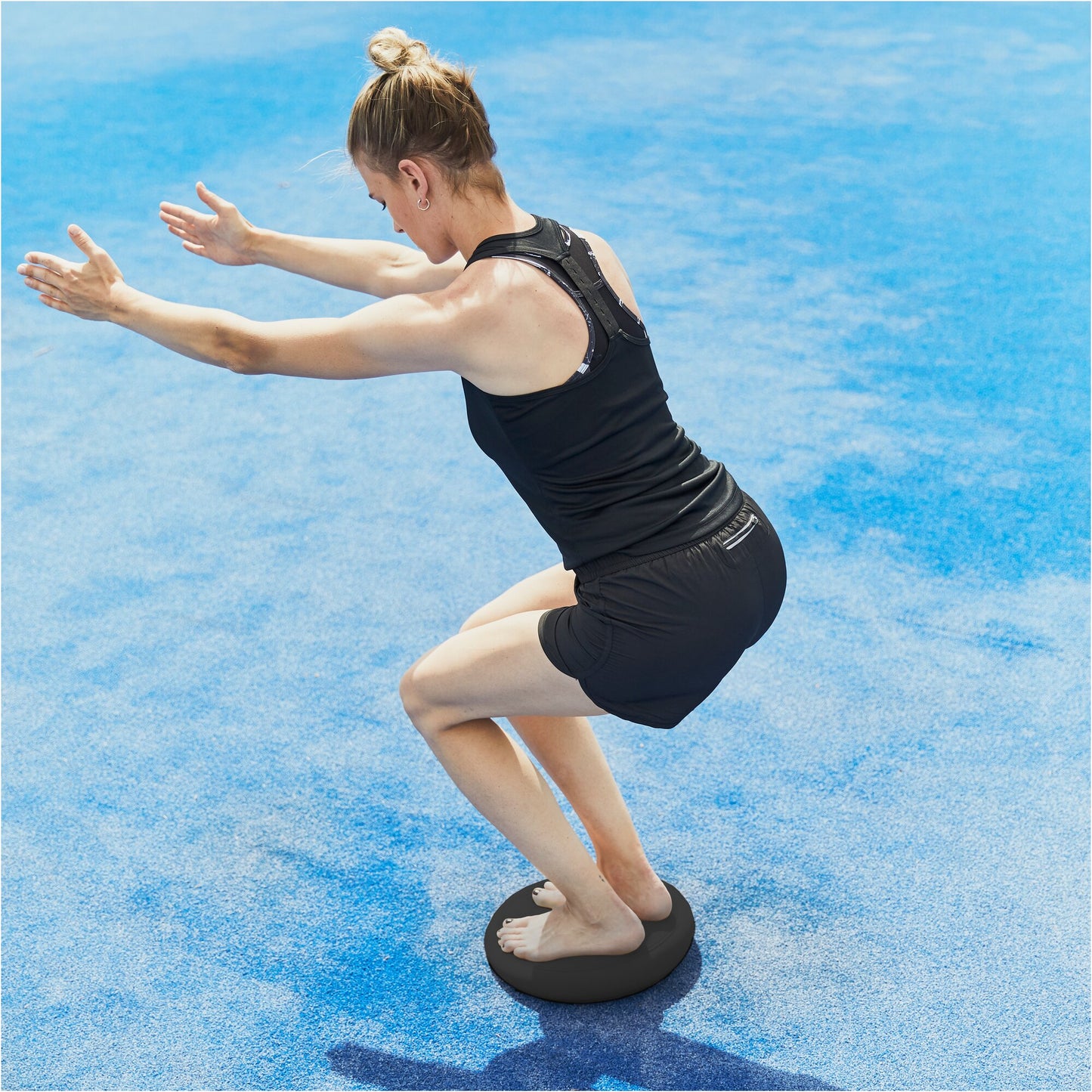 Coussin d'assise avec pompe à air