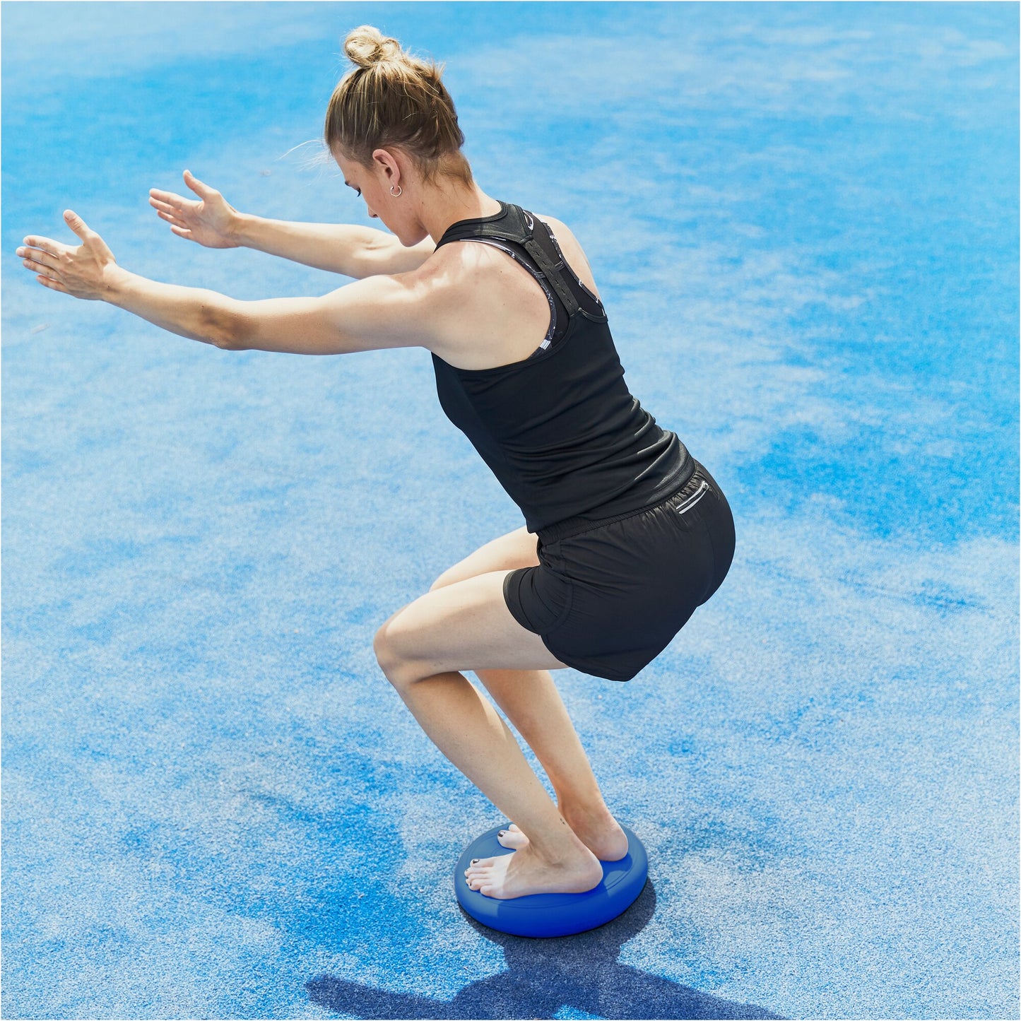 Coussin d'assise avec pompe à air