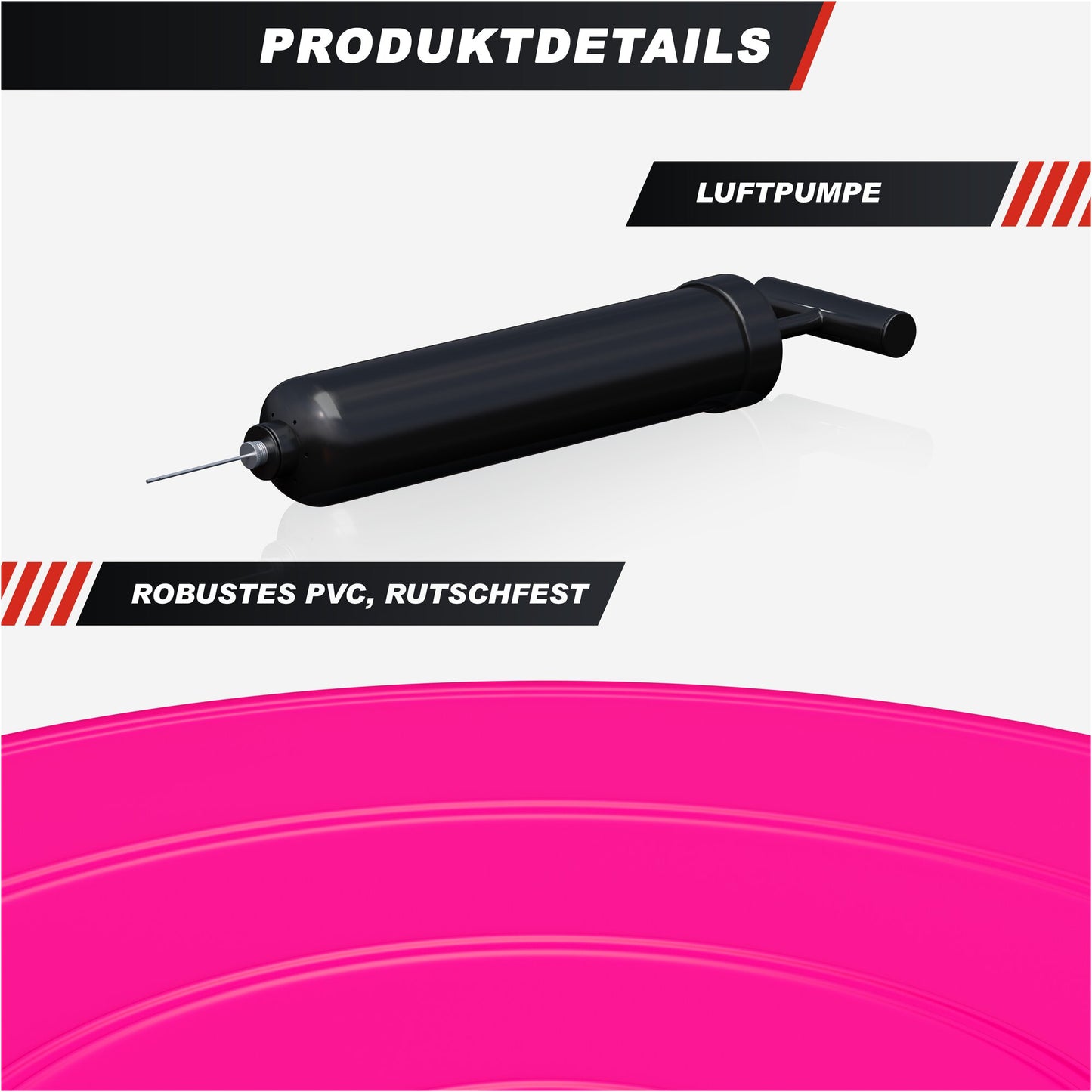 Coussin d'assise avec pompe à air