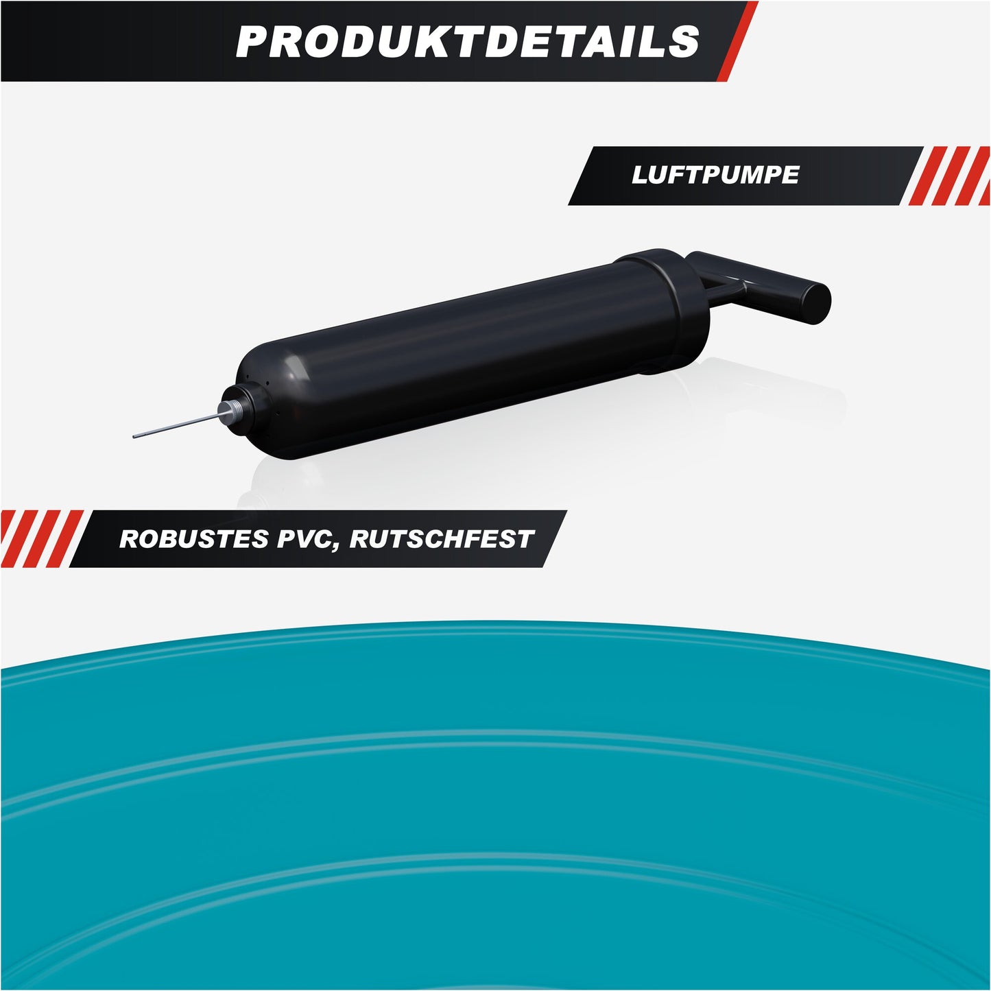 Coussin d'assise avec pompe à air