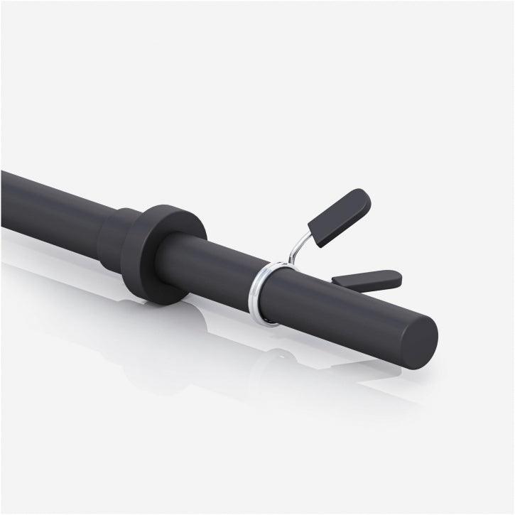 Barre longue aérobic noire 130 cm - Gorilla Sports France