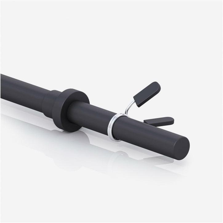 Barre longue aérobic noire 130 cm - Gorilla Sports France