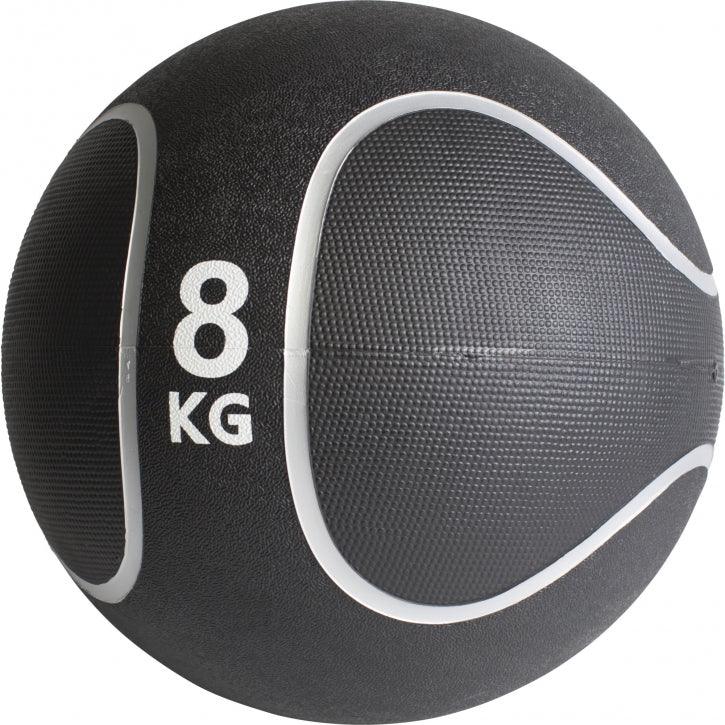 Médecine-ball noir/gris - Gorilla Sports France