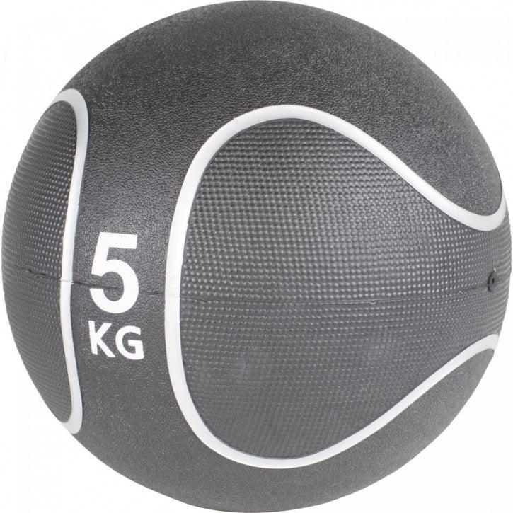 Médecine-ball noir/gris - Gorilla Sports France