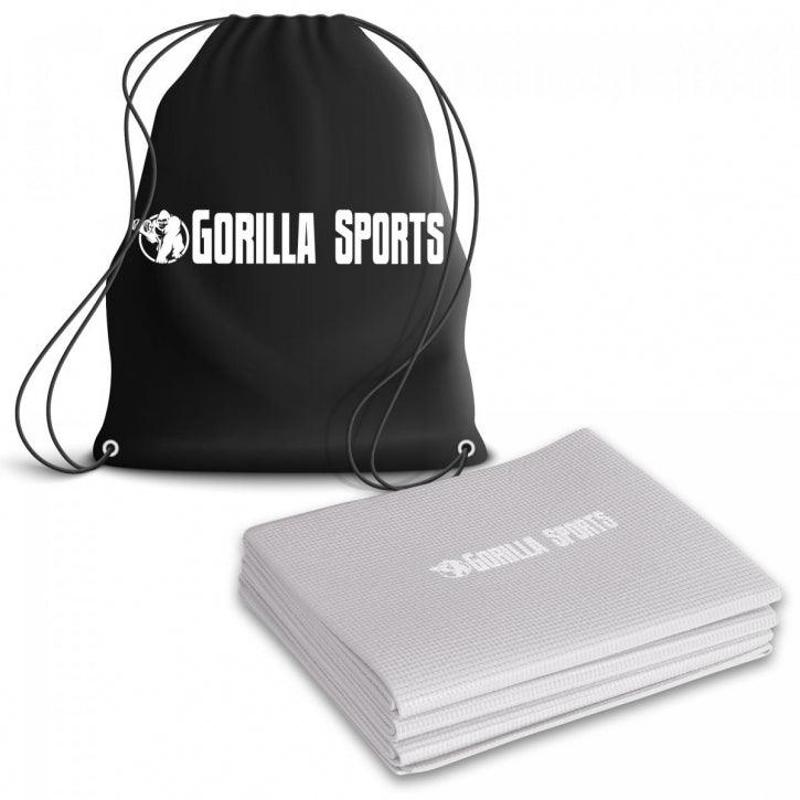 Tapis de yoga pliable (avec sac de transport) - Gorilla Sports France