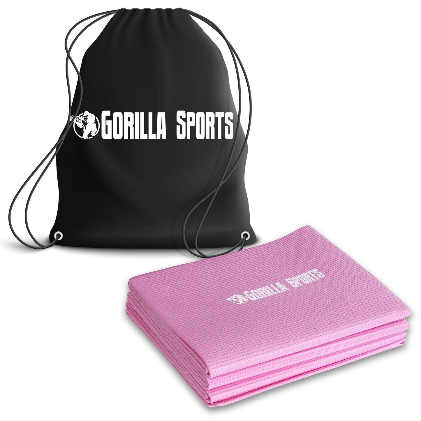 Tapis de yoga pliable (avec sac de transport) - Gorilla Sports France