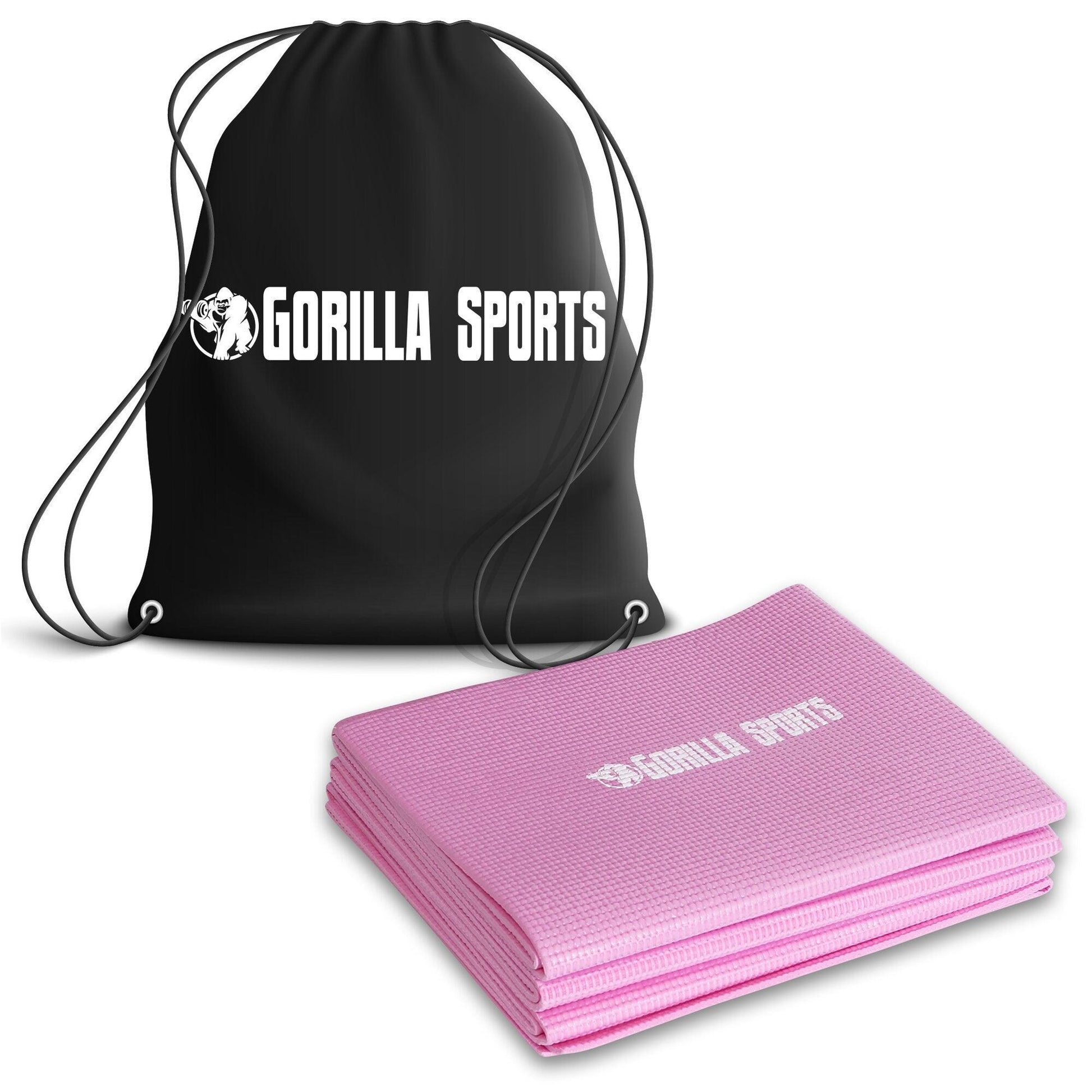 Tapis de yoga pliable (avec sac de transport) - Gorilla Sports France