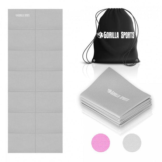 Tapis de yoga pliable (avec sac de transport) - Gorilla Sports France