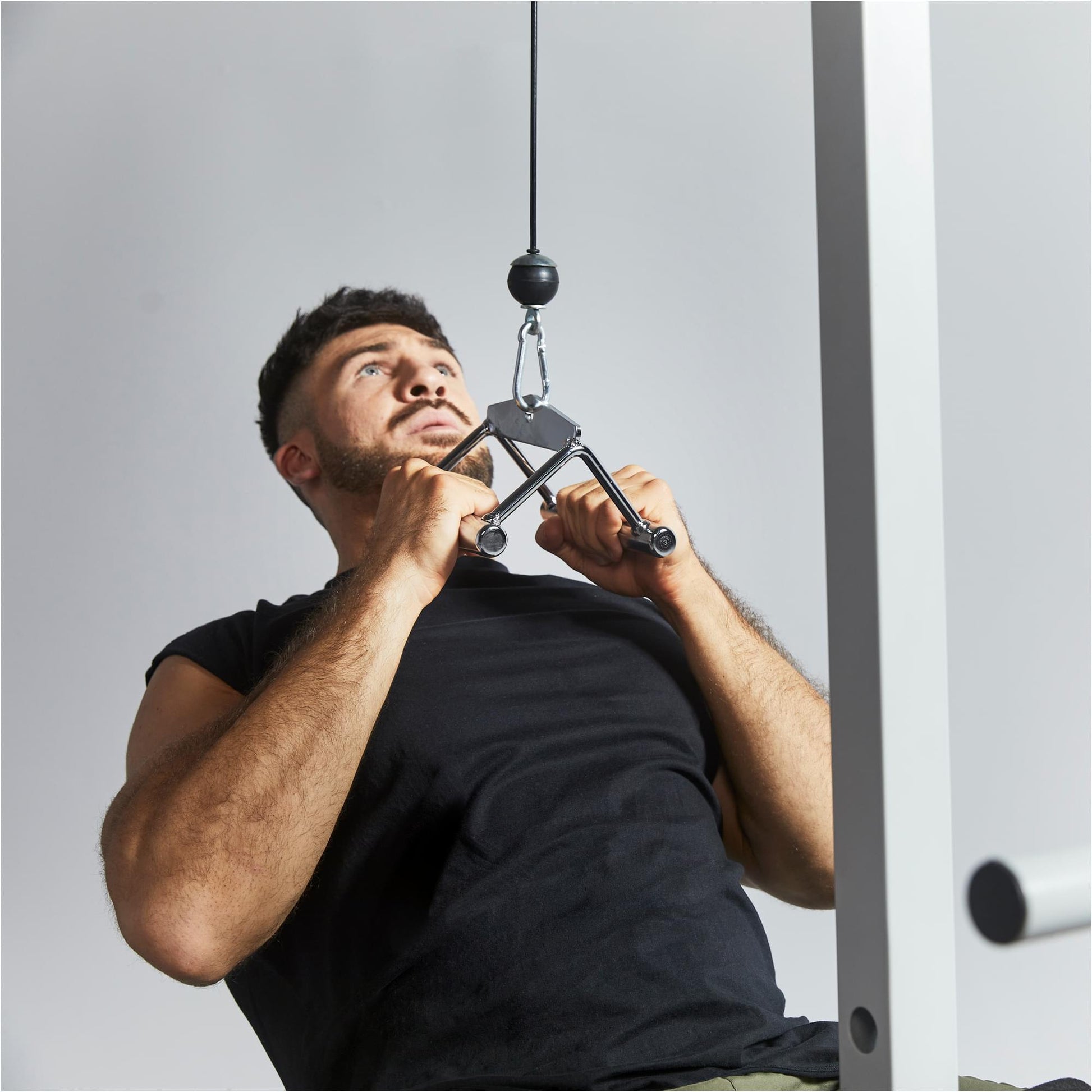 Set de traction (corde en nylon, double poignée d'aviron) - Gorilla Sports France