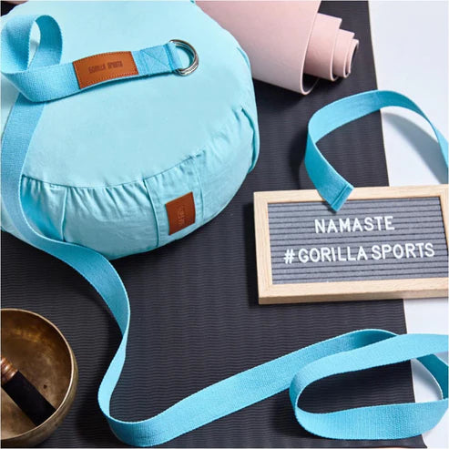 Yoga Set - Coussin de méditation et Sangle de yoga