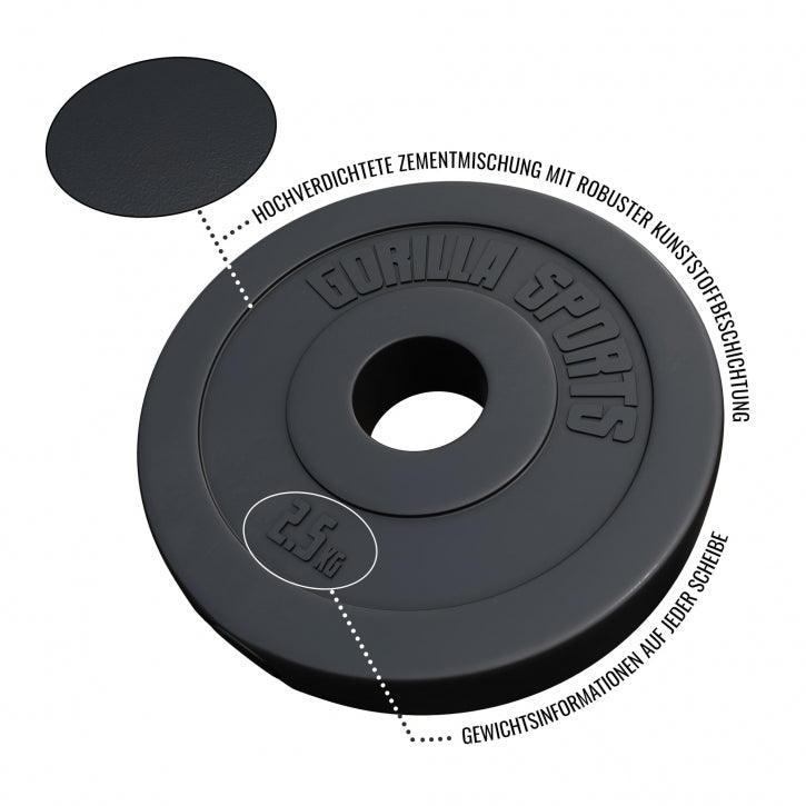 Disque olympique en plastique 50/51mm - Gorilla Sports France